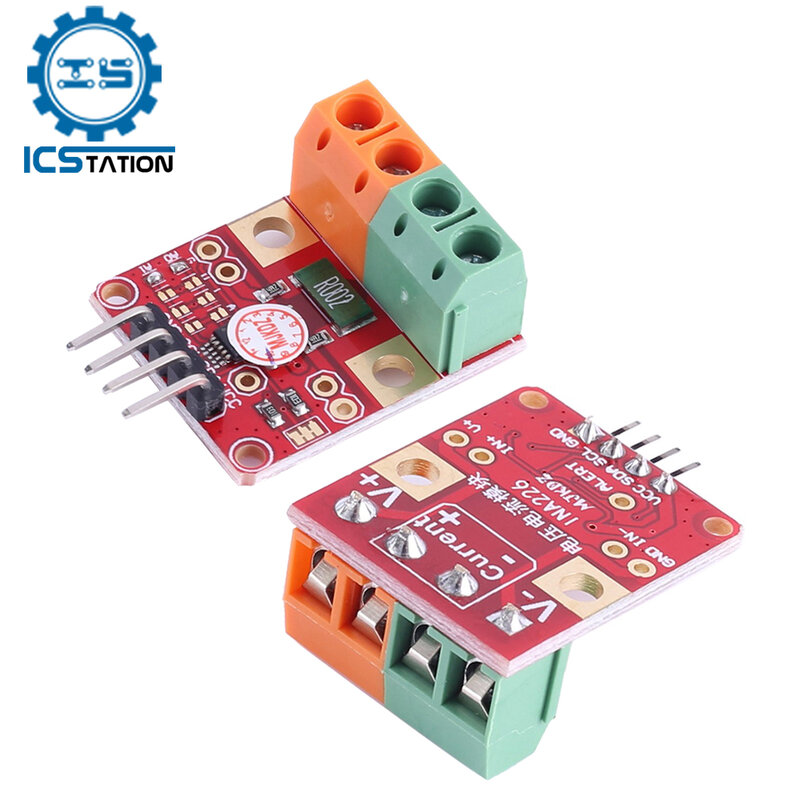 INA226 modulo sensore di monitoraggio della tensione di corrente per interfaccia Arduino IIC I2C scheda Breakout bidirezionale Zero-Drift DC2.7-5.5