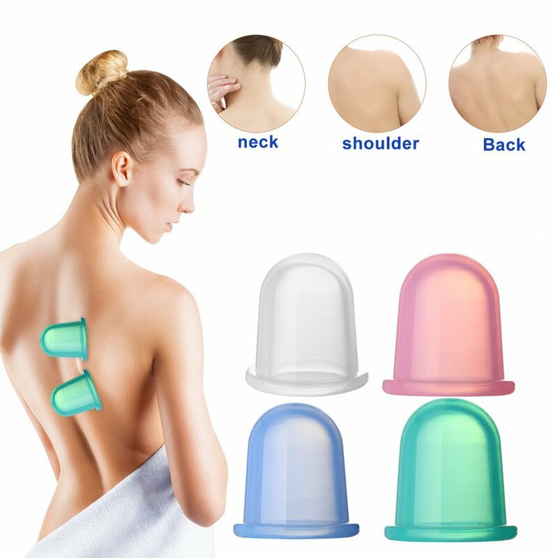 Durable Health Care Full Body Vacuum Massager Silicone Cup Anti Cellulite Relieve Physical Fatigue Stress For Family