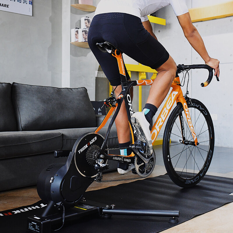 Thinkrider-suporte de treinamento de bicicleta x7 3, dispositivo de bike inteligente, com quadro de fibra de carbono, medidor de potência integrado, para esportes internos