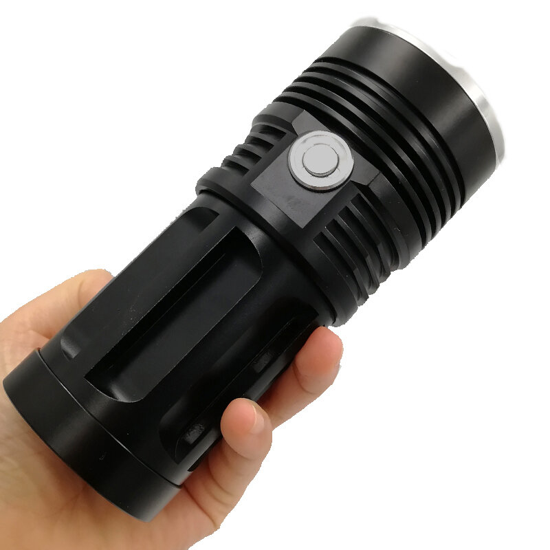 13000LM 12x XM-L T6 LED Flashlight Tactical 3 Modes lanterna Torch Lamp +4x 18650 Battery +Charger Night Light Outdoor Camping