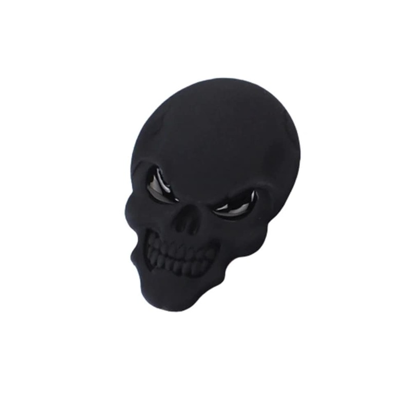 DSYCAR 1Pcs Fashion 3D Skull Zinc Alloy Metal Car Sticker for Car Motorcycle Logo Skull Emblem Badge Car Styling Stickers New