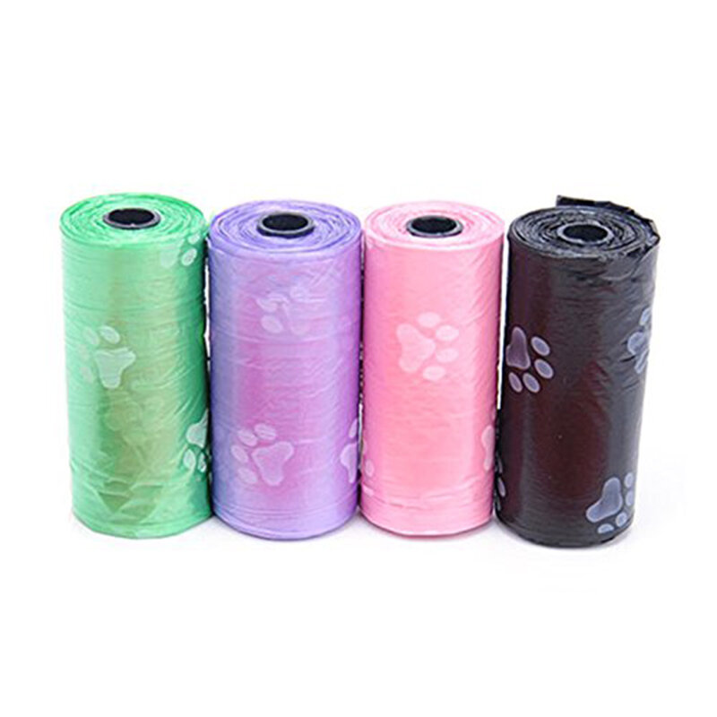 Paw Printing 10 Rolls Dog Poop Bag  15 Bags/ Roll Large Cat Waste Bags Doggie Outdoor Home Clean Refill Dog Poop  Bag