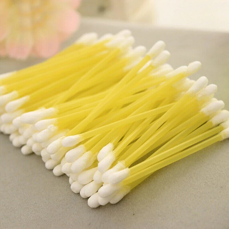 50-300Pcs Plastic Rod Cotton Swab Eyelash Extension Tools Medical Ear Care Cleaning Sticks Cosmetic Cotton Swab Cotton Buds Tip