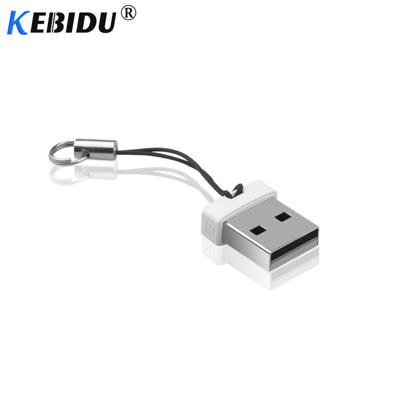 Kebidumei Mini เครื่องอ่านการ์ด Super Speed USB 2.0 Mini SD/SDXC บัตร TF เครื่องอ่านการ์ดอะแดปเตอร์คุณภาพสูงเครื่องอ่านการ์ดสำหรับคอมพิวเตอร์