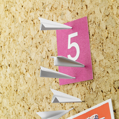12 szt. Samolot pinezki biurowe materiały wiążące Pin Cork Wall Nails fototapeta szpilki kreatywne artykuły papiernicze