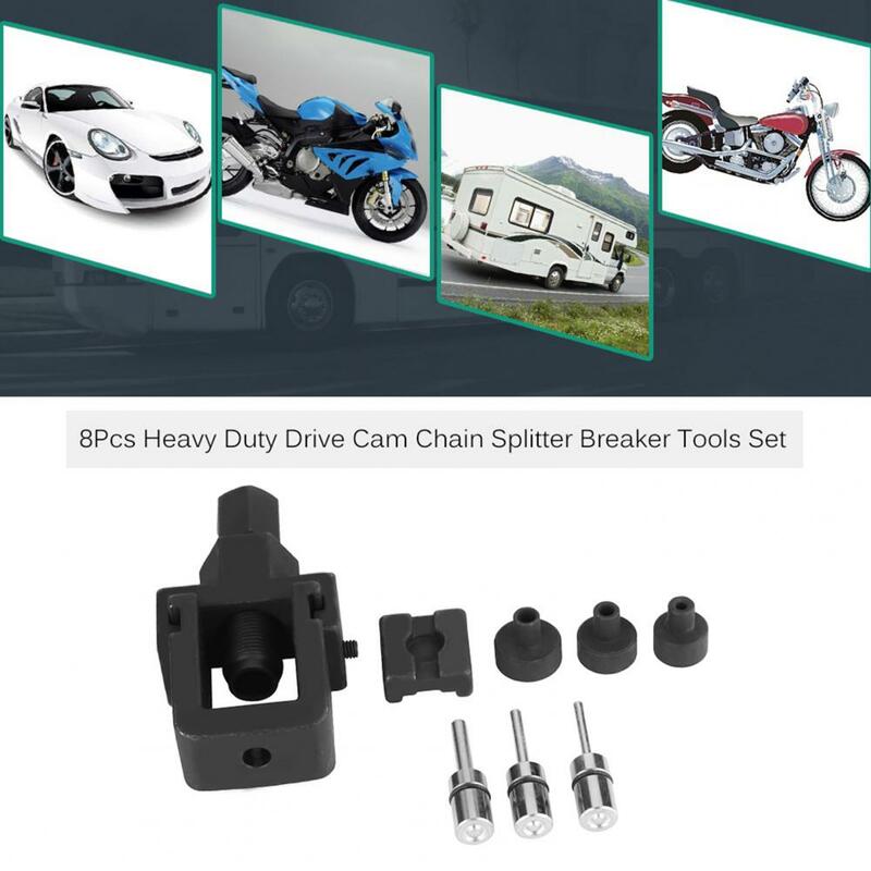 60% Dropshipping!!8Pcs/Set Chain Splitter Portable Detachable Good Durability Practical Rivet Pin Remover for Motorcycle