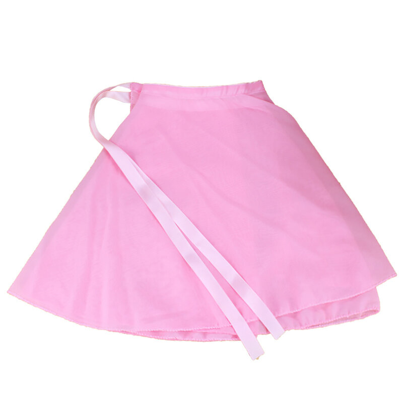 Justaucorps de Ballet en mousseline de soie Tutu écharpe portefeuille jupe jupe de danse pour femmes et enfants filles
