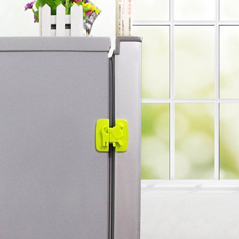 Sicurezza del bambino del bambino proteggi la serratura della porta dell'armadio del frigorifero serratura del congelatore del frigorifero portatile serratura multifunzione della porta del cassetto di sicurezza