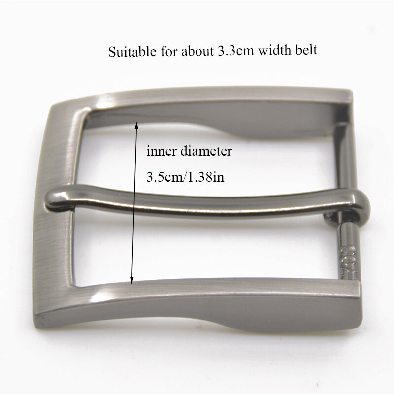 35mm Metal Pin Buckle Fashion Waistband Buckles Belt DIY Leather Craft Parts For Men Women Belt Buckle High Quality Accessories