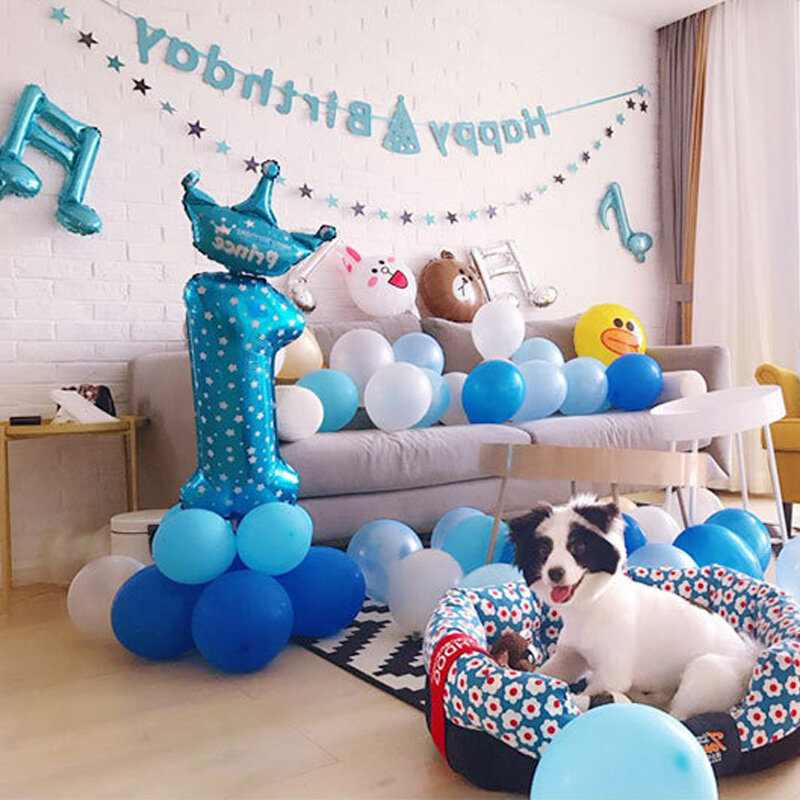 Ballons numériques en aluminium pour enfants, cadeau d'anniversaire pour bébé, décorations de fête d'anniversaire pour garçons et filles, ballon pour enfants, chapeau de dessin animé, 32 po