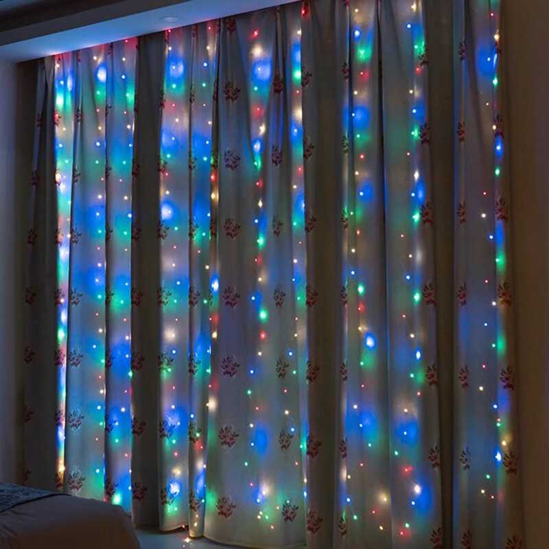 Batteria LED String Lights USB Fairy Lights ghirlanda per la decorazione della tenda della casa di natale della festa nuziale di capodanno