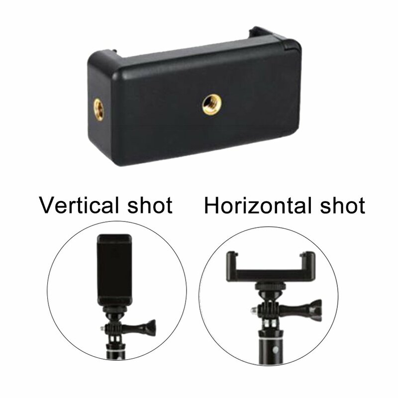 Mobile Phone Clip Clamp Bracket Holder Stand Support Retractable Mount Universal Desk Tripod Adapter