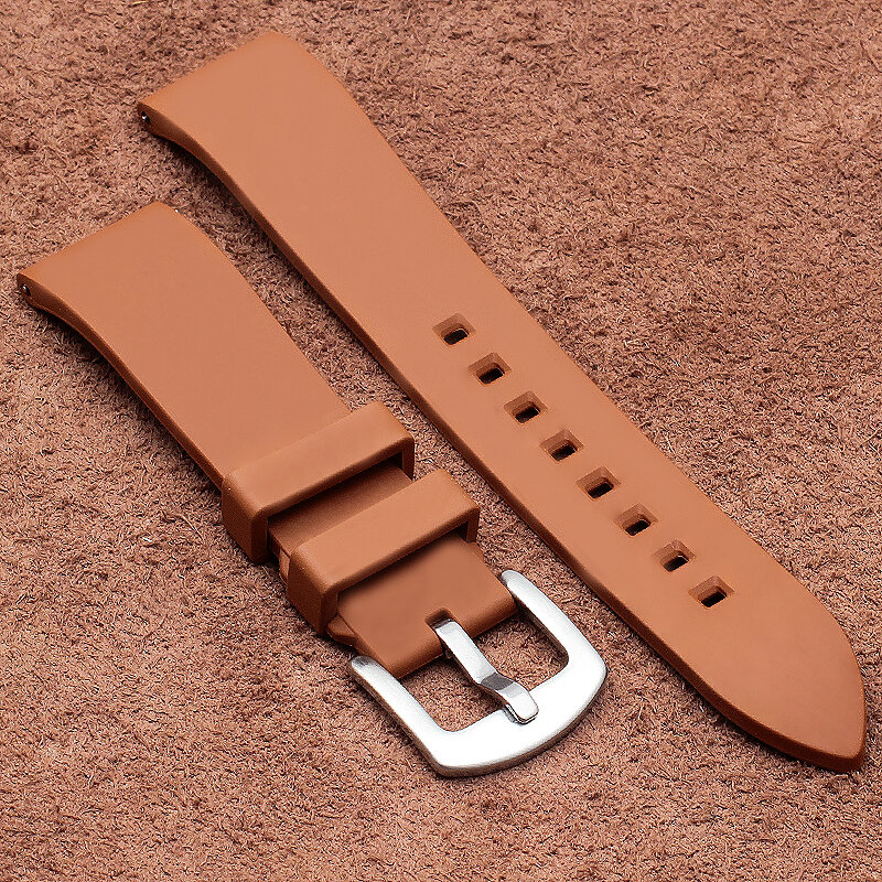 Correas de reloj de fluororubber de alta calidad, 20mm, 22mm, 24mm, correa de goma deportiva a la moda para SEIKO OMEGA, accesorios para relojes