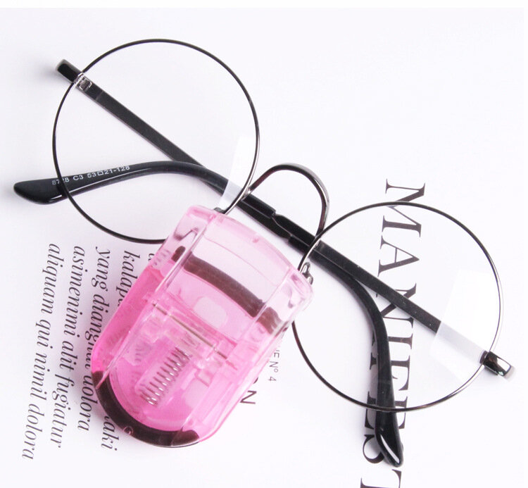 La Milee profesional Mini rizador de pestañas portátil pestañas pinza rizadora herramientas de maquillaje cosmético accesorios 3 colores