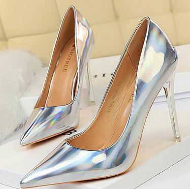 Zapatos de tacón alto YEELOCA 2020, diseño de mujer, azul, verde, m002, zapatos de tacón alto, Stripper de cuero, Stiletto para boda XS05674