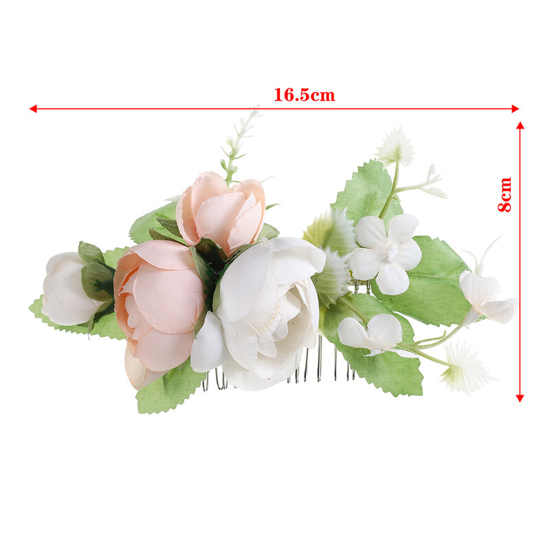 MOLANS – peigne à fleurs pour mariée, fraises naturelles, épingle à cheveux de mariage, accessoires exquis en feuille de Rose
