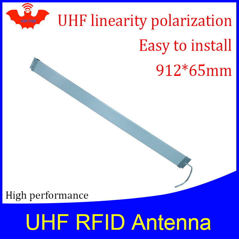 Antena de banda delgada UHF RFID VA906, 915MHZ, rango medio, 920-925M, autoservicio, biblioteca, puerta de acceso, lector rfid integrado