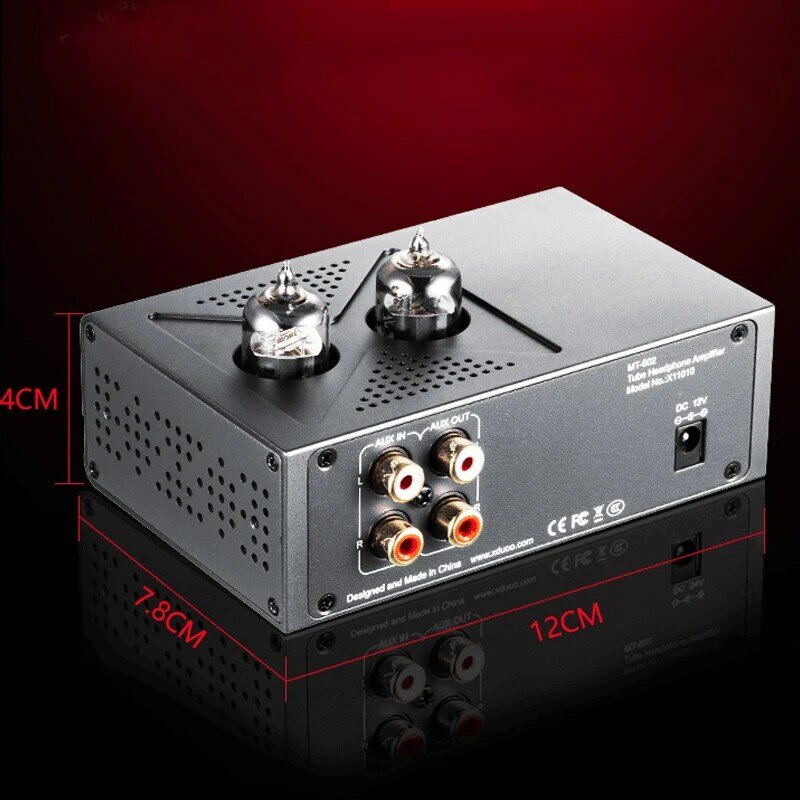 Amplifier tabung MT-602 ganda 6J1 MT602, tabung kinerja tinggi + penguat Headphone Kelas A MT602
