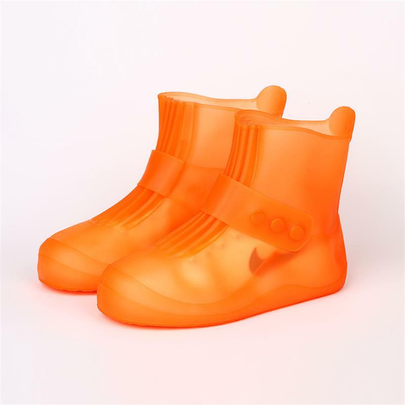 Nouvelles chaussures de pluie de haute qualité enfants hommes femmes PVC chaussures à enfiler couvre femme chaussures de pluie mode Style Durable jour de pluie nécessités