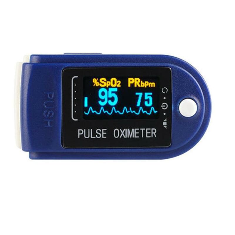 Oxímetro de pulso portátil para la yema del dedo, Monitor de saturación de oxígeno en sangre en casa, bajo consumo de energía, modo de reposo o Sueño automático