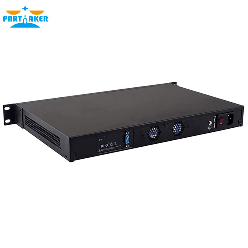 Partaker-dispositivo de seguridad de red R7 Firewall 1U, dispositivo Rackmount, Intel Core i7 3520M con 8 puertos Ethernet Gigabit de I-211 Intel 2 SFP