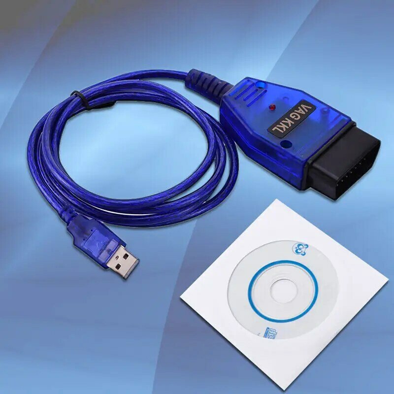 Largest supplier USB Cable KKL VAG-COM 409.1 For OBD2 II Diagnostic Scanner VW/Audi/Seat VCDS UK