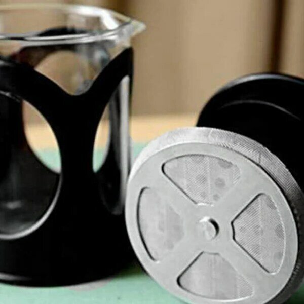 4 шт., сменные фильтры из нержавеющей стали для кофе, 1000 мл, 8 чашек