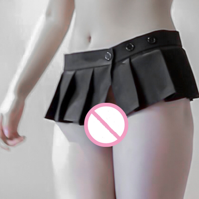 Sexy A-Line mini-saia plissada, cintura baixa, babados, super curto, boate, desgaste do palco, mostrando ajustável, nádega bonito