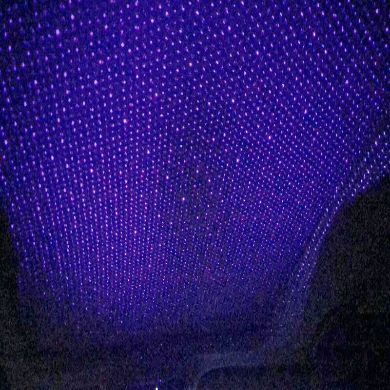 Projecteur d'étoiles de toit intérieur de voiture USB à 2 têtes, veilleuse universelle Disco de scène, Laser de ciel, décoration d'éclairage intérieur