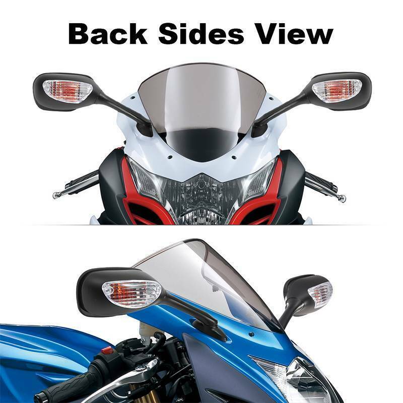 Espejos retrovisores laterales para motocicleta, para Suzuki GSXR 600 750 2006 2007 2008 2009 2010 GSXR 1000 2005 2006 2007 2008 K6 K7 K8 06-15