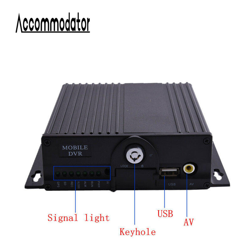 AHD 1080P 4 채널 택시 트레일러 트럭 차량 자동차 학교 버스 듀얼 SD 카드 GPS 3G 모바일 DVR