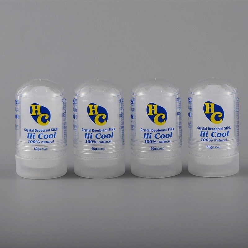 Bâton d'alum en cristal déodorant, 60g, anti-sudorifique, Non toxique, dissolvant d'odeur naturelle, sous-aisselles, parfum pour hommes et femmes