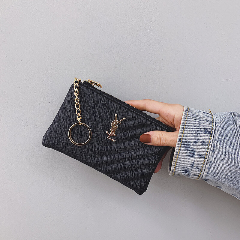 Zipper Coin Purse Women Luxury Brand Leather Mini Short Wallet Soft Purses Wallet Gift For Money Pocket Wallet