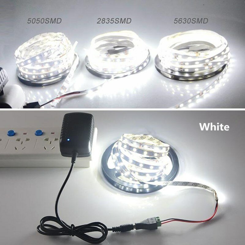 Tira de luces Led Flexible para decoración del hogar, cinta de luces RGB de 12V CC, 2835, 5050, 5M, 10M, 60Led/M, para armario, fiesta