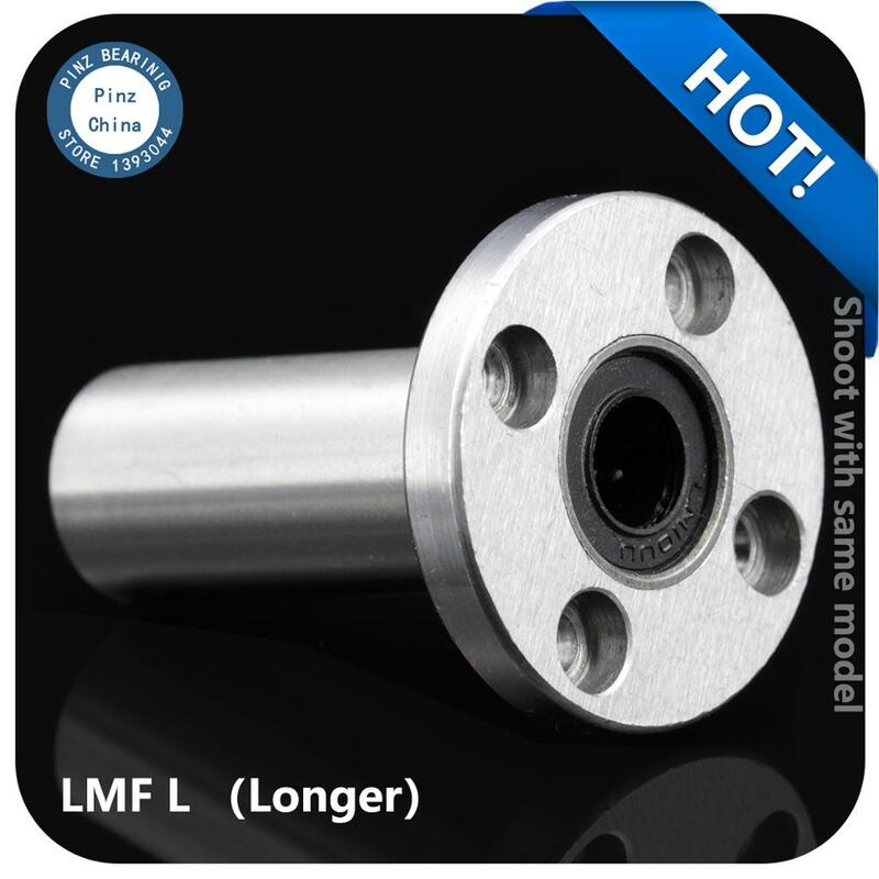 Rolamento linear lmf10luu 10mm 10*19*55 cnc com peças de rolamento linear, 1 peça