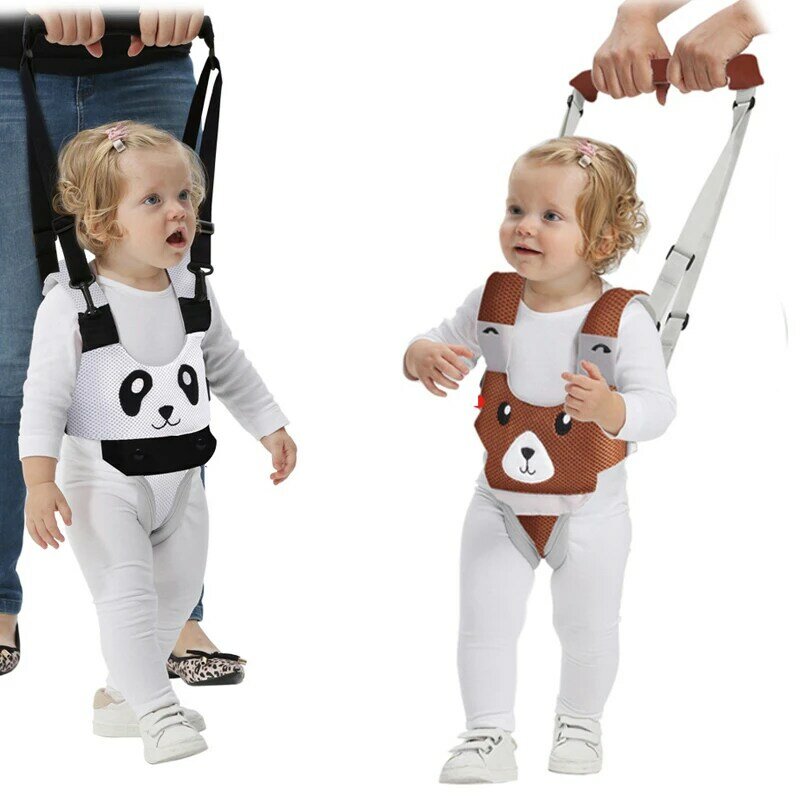 Zwierząt chodzik dla dzieci maluch szelki asystent plecak dzieci dzieci chodzenie nauka pas tkanina siatkowa zdejmowane krocza
