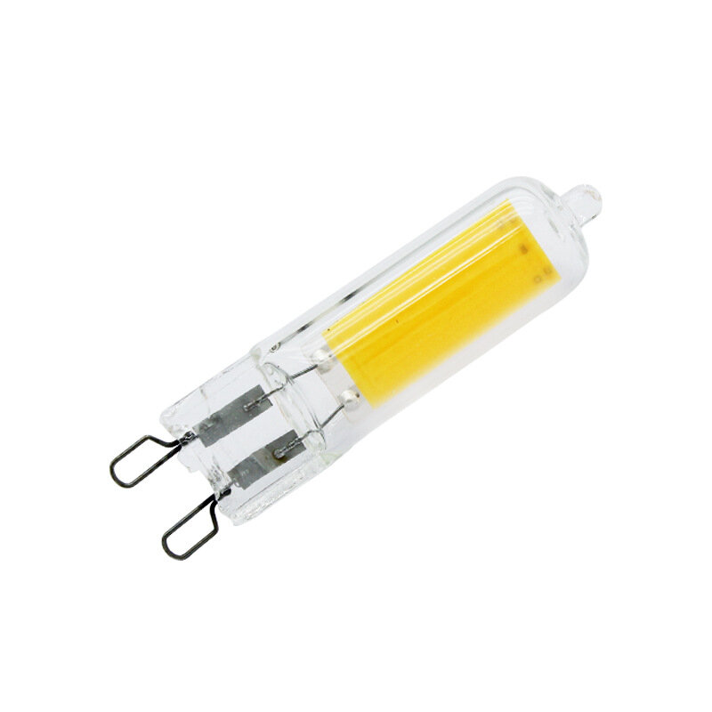 Super brilhante G9 COB lâmpada LED, lâmpada de vidro, potência constante, iluminação LED, 3W, 5W, 7W, 9W, 12W, 15W, 220V