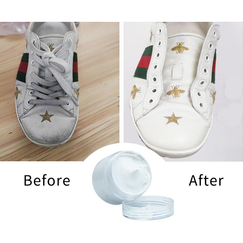 Creme branco da pintura da sapata da pintura de couro para o sofá de couro saco reparação de roupas restauração mudança de cor pintura 30ml