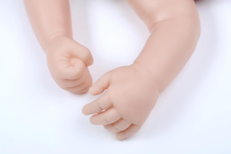Novo 20 Polegada suprimentos do bebê recém-nascido kit com 3/4 membros suprimentos do bebê recém-nascido presentes do bebê sem roupas suprimentos do bebê recém-nascido boneca silicone