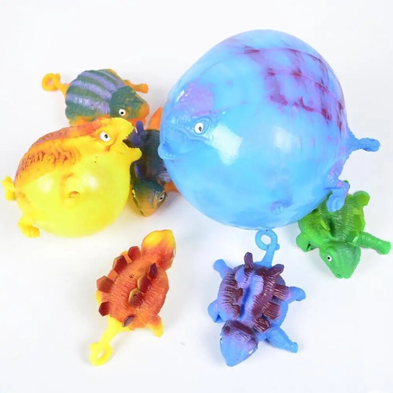 2022 надувной шар динозавр, забавная выдувная игрушка для вентиляции животных, водный шар, сжимаемая новинка, игрушки для вечеринки, тревожность, подарки для снятия стресса