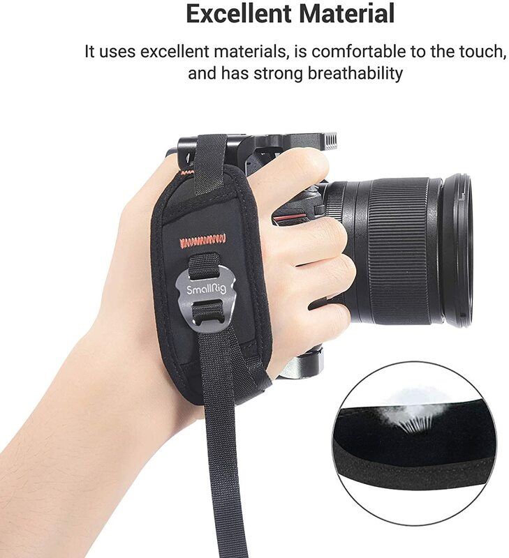 Ремень на руку SmallRig универсальный для камеры Canon, Nikon, Sony, SLR, аксессуары 2456