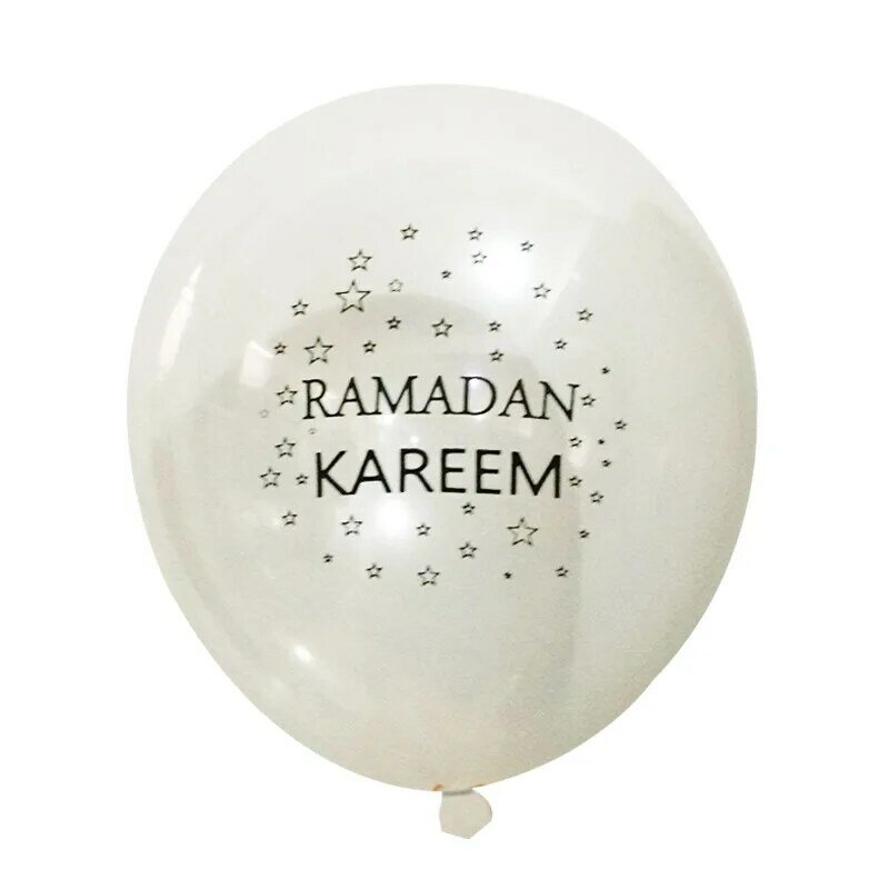 10 stücke EID MUBARAK Decor Luftballons Ramadan und Eid Dekoration Muslim Islamischen Decor Gold Ballon Ramadan Mubarak DIY Partei Liefert
