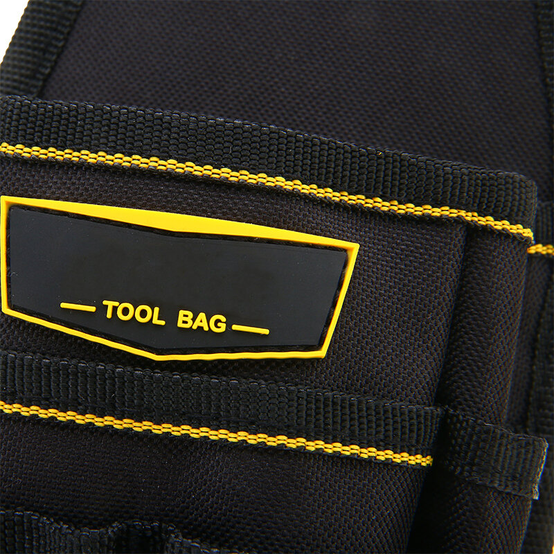 1 قطعة المحمولة كهربائي أداة حزام حقيبة الخصر جيب الحقيبة حزام تخزين حامل صيانة مفك كماشة أكياس