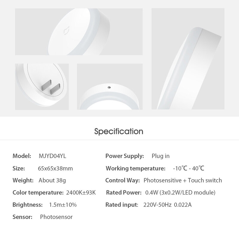Mijia-luz nocturna LED Original para interiores, lámpara nocturna infrarroja con Control remoto inteligente, Sensor de movimiento corporal, regalo magnético para el hogar