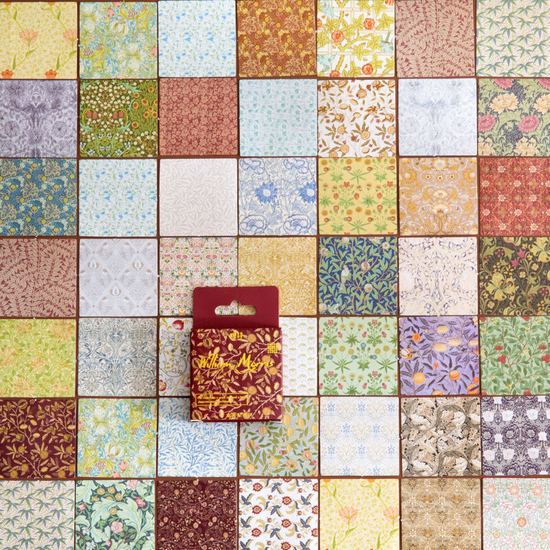 Journamm 45 sztuk/partia światowej sławy obrazy serii Mini Box naklejki Scrapbooking kreatywne dekoracyjne naklejki papiernicze uszczelniające