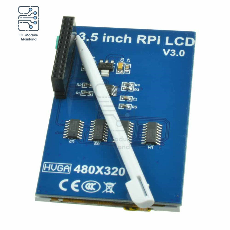 3,5 дюймовый сенсорный экран TFT ЖК-дисплей монитор 320x48 0 разрешение SPI RGB цифровой сенсорный дисплей модуль платы для Raspberry Pi