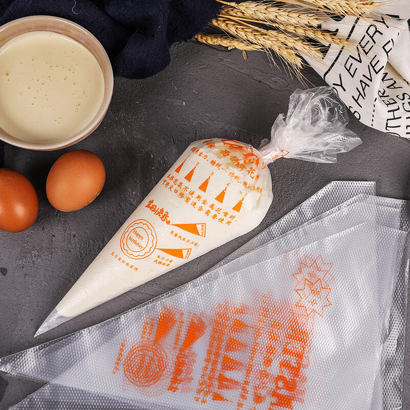 100/50/20 PCS S/M/L ขนาด Disposable Pastry Bag ขนมกระเป๋าสำหรับเค้กครีมไอซิ่งสำหรับแต่งห้องครัวเบเกอรี่ท่อเครื่องมือ