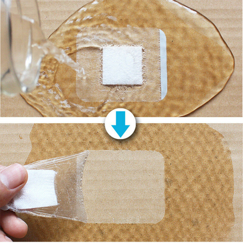 10 Stks/partij Medische Transparante Tape Pleister Waterdichte Wond Hemostase Sticker Band Ehbo Bandage Emergency Kit