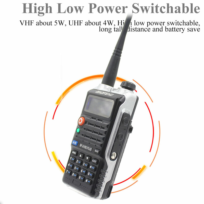 Baofeng UVB2 Plus UV-B2วิทยุแบบ Dual Band VHF/UHF Walkie Talkie 128CH Interphone BF-UVB2 CB วิทยุเครื่องรับส่งสัญญาณมือถือ