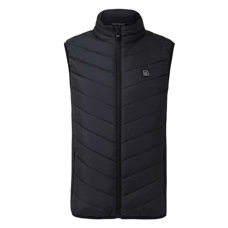 New Men Outdoor USB Infrared Heating Vest Jacket Men Women Winter Electric Thermal Clothing Waistcoat For Sports Hiking